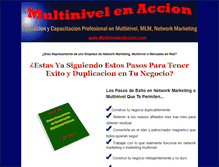 Tablet Screenshot of exito.multinivelenaccion.com