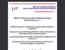 Tablet Screenshot of liderazgo.multinivelenaccion.com